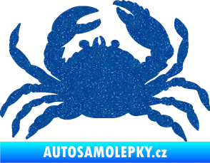 Samolepka Krab 001 pravá Ultra Metalic modrá