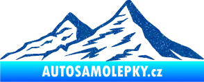 Samolepka Krajina hory 009 levá Ultra Metalic modrá