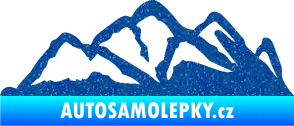 Samolepka Krajina hory 013 pravá Ultra Metalic modrá