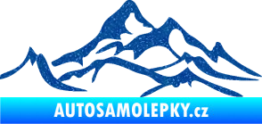 Samolepka Krajina hory 017 levá Ultra Metalic modrá
