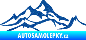 Samolepka Krajina hory 017 pravá Ultra Metalic modrá