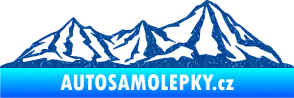 Samolepka Krajina hory 019 pravá Ultra Metalic modrá