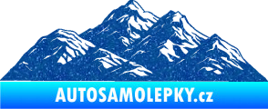 Samolepka Krajina hory 031 levá Ultra Metalic modrá