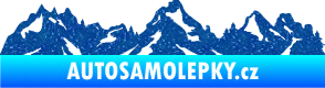 Samolepka Krajina hory 034 levá Ultra Metalic modrá