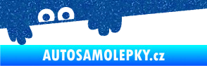 Samolepka Kuk 008 levá šmírák Ultra Metalic modrá