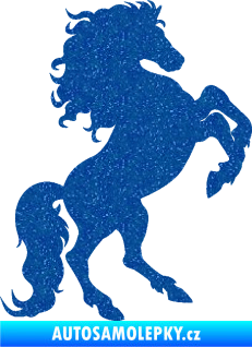 Samolepka Kůň 038 pravá Ultra Metalic modrá