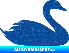 Samolepka Labuť 001 pravá Ultra Metalic modrá