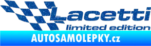 Samolepka Lacetti limited edition levá Ultra Metalic modrá