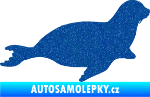 Samolepka Lachtan 001 pravá Ultra Metalic modrá