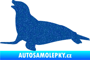 Samolepka Lachtan 002 levá Ultra Metalic modrá