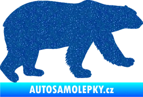 Samolepka Lední medvěd 002 pravá Ultra Metalic modrá