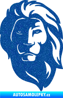 Samolepka Lev 011 pravá Ultra Metalic modrá