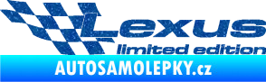 Samolepka Lexus limited edition levá Ultra Metalic modrá