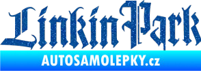 Samolepka Linkin Park 004 Ultra Metalic modrá