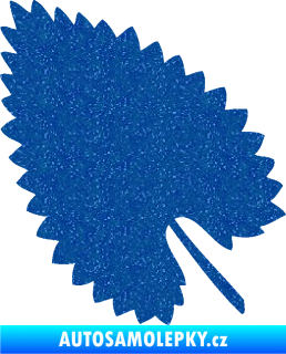 Samolepka List 001 levá Ultra Metalic modrá