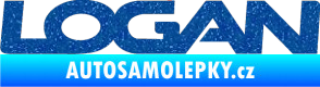 Samolepka Logan Ultra Metalic modrá