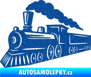 Samolepka Lokomotiva 003 levá Ultra Metalic modrá