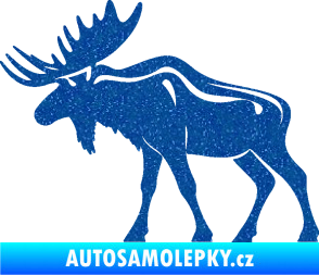 Samolepka Los 006 levá Ultra Metalic modrá
