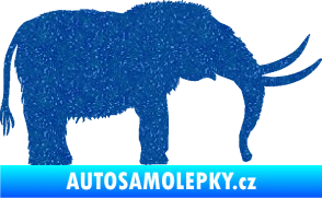 Samolepka Mamut 001 pravá Ultra Metalic modrá
