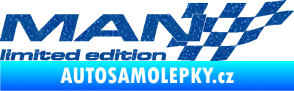 Samolepka MAN limited edition pravá Ultra Metalic modrá