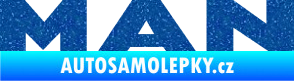 Samolepka MAN nápis Ultra Metalic modrá
