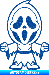 Samolepka Maska 002 pravá vřískot Ultra Metalic modrá