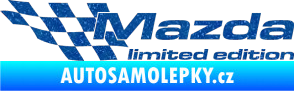 Samolepka Mazda limited edition levá Ultra Metalic modrá