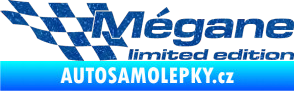 Samolepka Mégane limited edition levá Ultra Metalic modrá