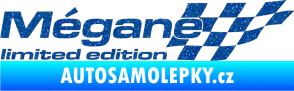 Samolepka Mégane limited edition pravá Ultra Metalic modrá