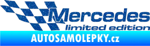 Samolepka Mercedes limited edition levá Ultra Metalic modrá