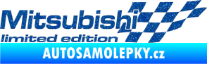 Samolepka Mitsubishi limited edition pravá Ultra Metalic modrá