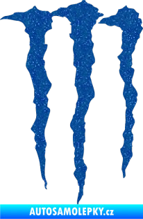 Samolepka Monster Energy 002 Ultra Metalic modrá