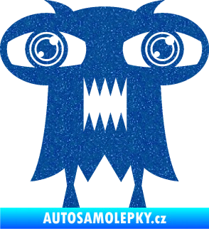 Samolepka Monstrum 003 levá Ultra Metalic modrá