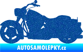 Samolepka Motorka 045 levá Harley Davidson Ultra Metalic modrá
