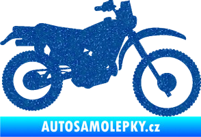 Samolepka Motorka 046 pravá Ultra Metalic modrá