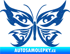 Samolepka Motýl 012 Ultra Metalic modrá