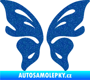 Samolepka Motýl 018 Ultra Metalic modrá