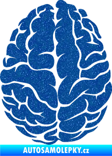Samolepka Mozek 001 levá Ultra Metalic modrá