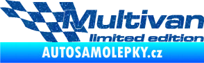 Samolepka Multivan limited edition levá Ultra Metalic modrá