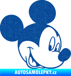 Samolepka Myšák Mickey 001 pravá Ultra Metalic modrá