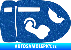 Samolepka Náboj 001 pravá Ultra Metalic modrá