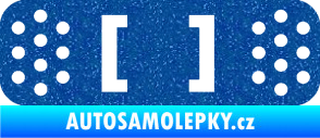 Samolepka Náplast 003 Ultra Metalic modrá