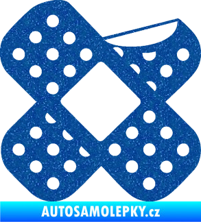 Samolepka Náplast 005 pravá Ultra Metalic modrá