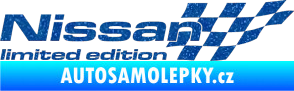 Samolepka Nissan limited edition pravá Ultra Metalic modrá