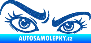 Samolepka Oči 004 pravá Ultra Metalic modrá