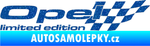 Samolepka Opel limited edition pravá Ultra Metalic modrá