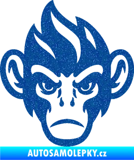 Samolepka Opičák 002 levá Ultra Metalic modrá