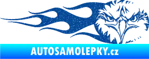 Samolepka Orel 004 pravá Ultra Metalic modrá