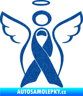 Samolepka Památeční andělíček memory Ultra Metalic modrá