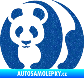 Samolepka Panda 001 levá Ultra Metalic modrá